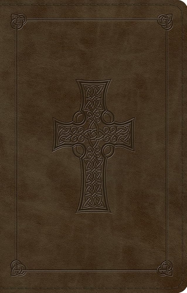 ESV Premium Gift Bible (TruTone, Olive, Celtic Cross Design)