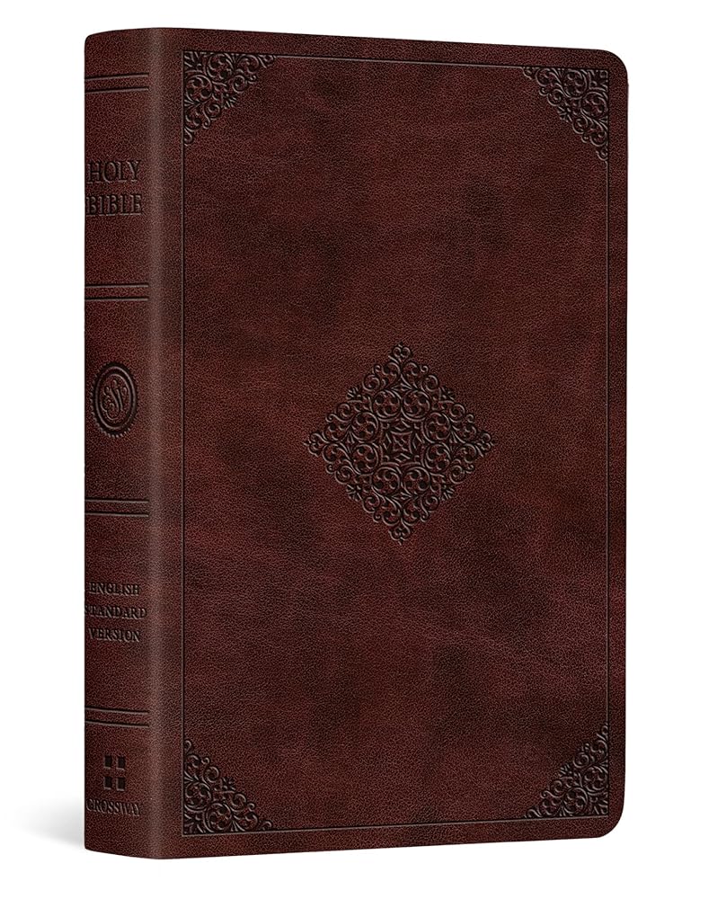 ESV Vest Pocket New Testament with Psalms and Proverbs (TruTone, Burgundy, Ornament Design)