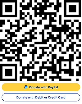 PayPal donate QR code — scan to give